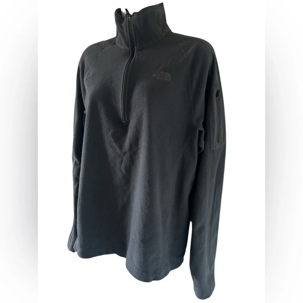 The North Face Men's Black Zip-Up Sweater.Sz/M